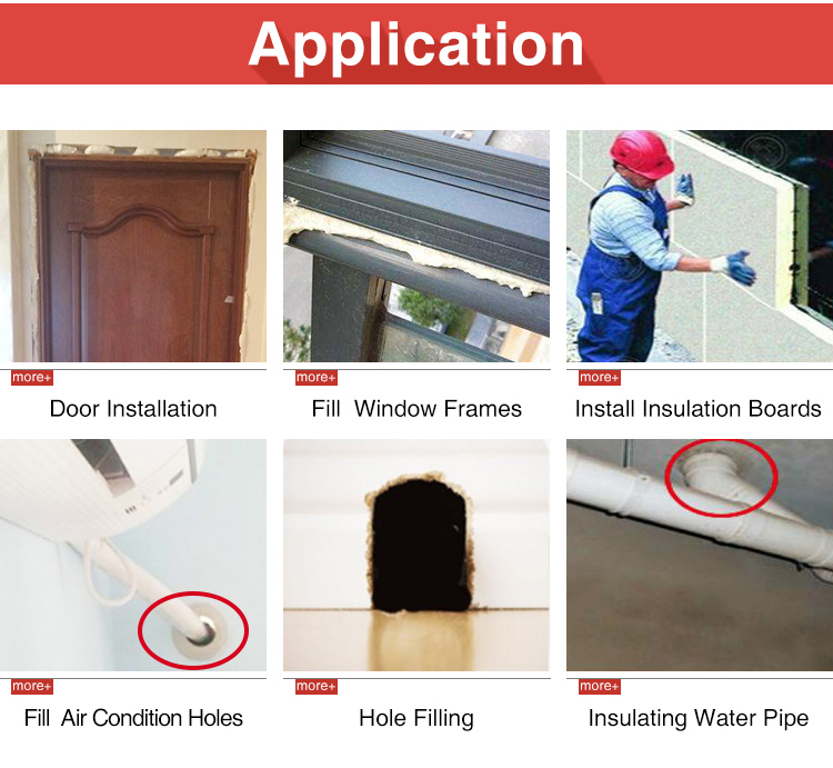 Special Anti Mildew Anticorrosion PU Foam Adhesive Project Usage