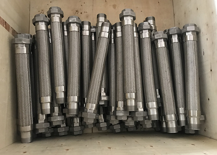 NPT Male Stainless Steel Flexible Joint SS304 Braided Expansion Joint