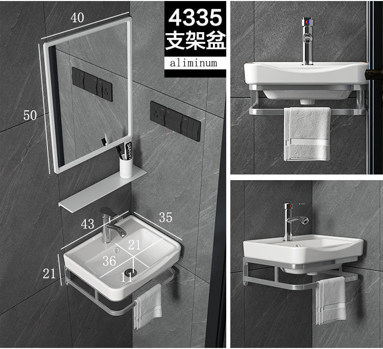 factory price bathroom wall hung basin small size sanitary ware commode hand wash basin