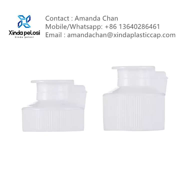 Screw Flip Top Cap Plastic Flip Cover Lid For Cosmetic Shampoo Lotion Bottle
