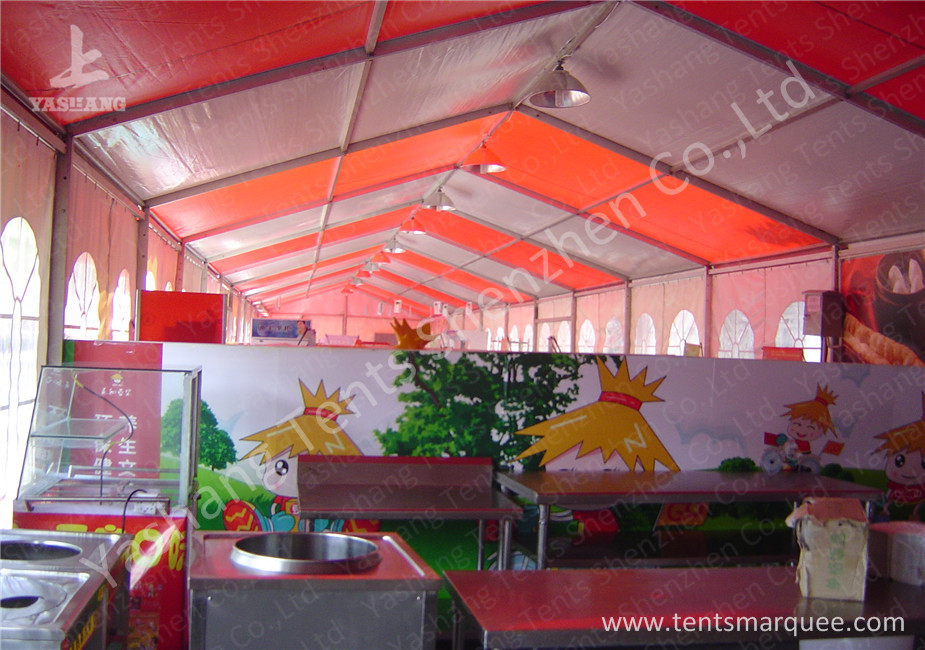 High Strong temporary shelters , outdoor Fabric tents Anodized Aluminum Alloy Framed