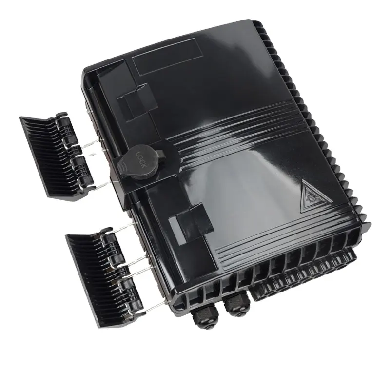 RoHS Certified 16 Core 1 8 PLC Splitter Outdoor Wall Mounted Fiber Optic Distribution Box