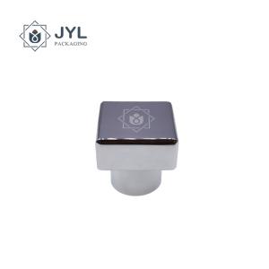 Zamac Perfume bottle Cap Square Shape Public Mold Recyclable Material