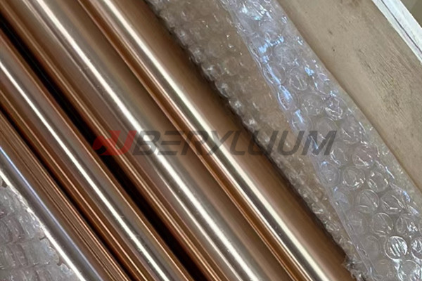 Bright Surface C17200 Beryllium Copper Rod 25mmx1m ASTM B196 Grade