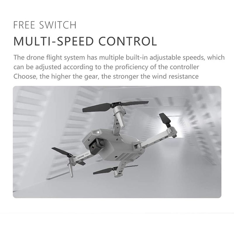E88 110° 600mAh 4 Channel Foldable RC Quadcopter