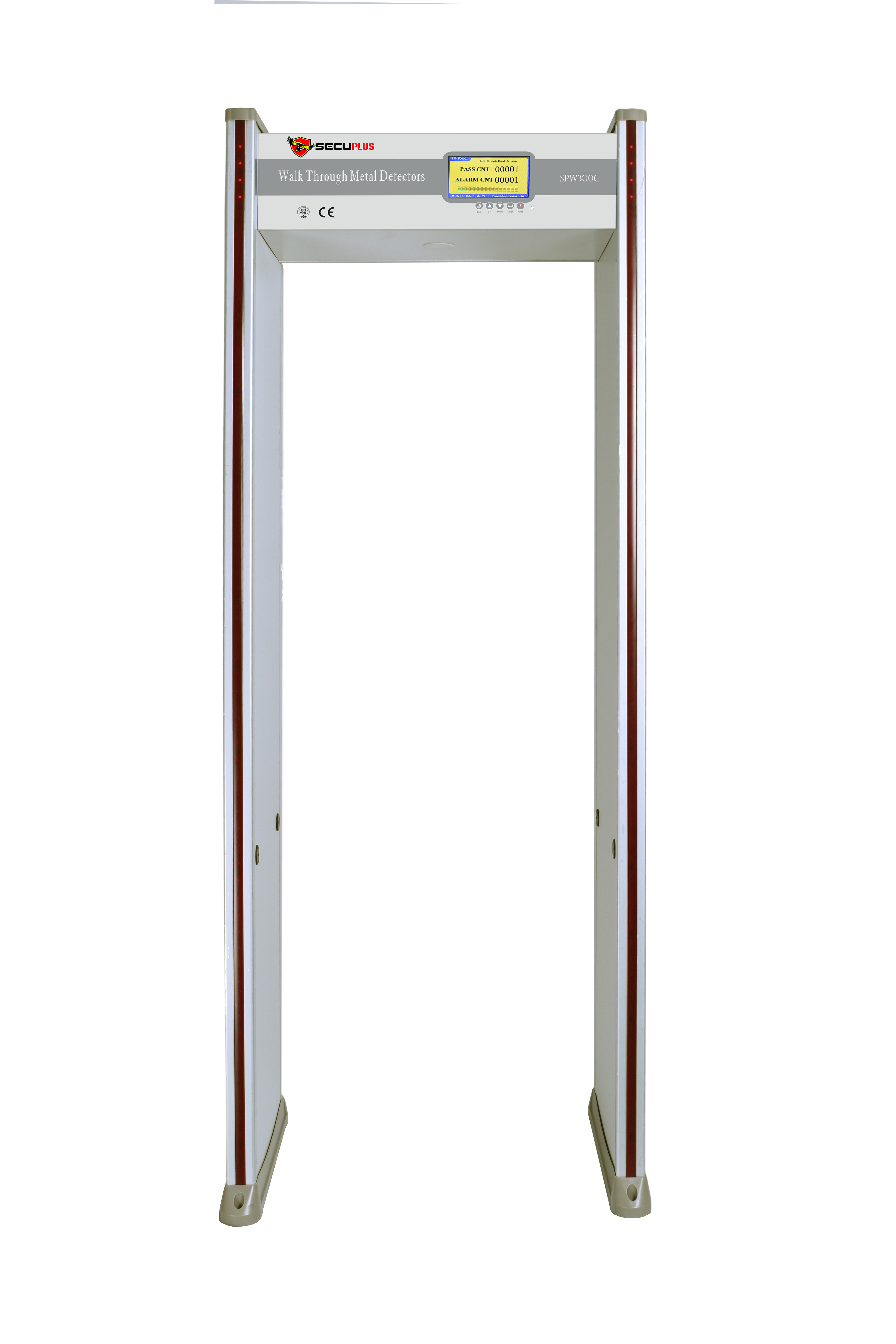 50/60Hz 15w MBSU Battery 33 Zones Archway Metal Detector