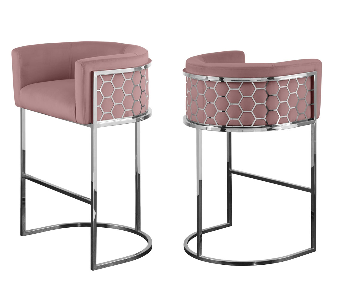 Modern Custom Living Room Seating Stainless Steel Bar Furniture with High Chrome Base