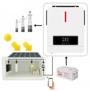 3.6kw 6.2KVA MPPT 120A 500VDC PV Input 220VAC 48V With/No Parallel Function