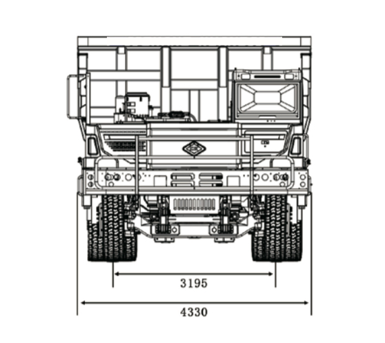 WIDE BODY MINING DUMP TRUCK FOR SALE