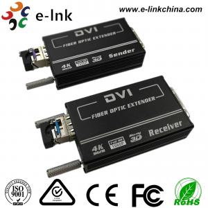 China 4K * 2K DVI Video To Fiber Converter SM10-80KM Default 1.4km EDID Support 1 SFP Port on sale