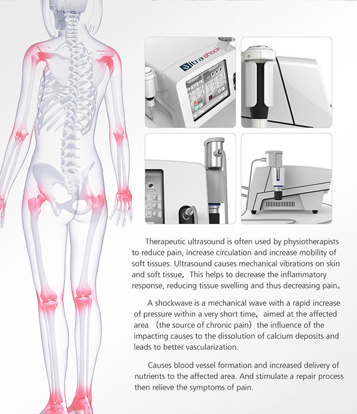 Effective Ultrasound Physiotherapy Machine For Tendon Problems / Weight Loss
