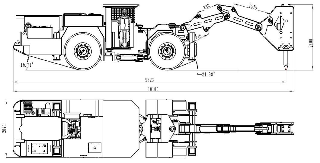 Underground Mining Rock Breaker Rock Hummer Rock Smasher