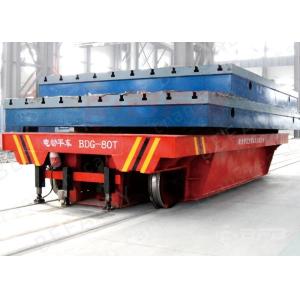 High Running Speed Material Transfer Carts , Insulated Rail Transfer Trolley