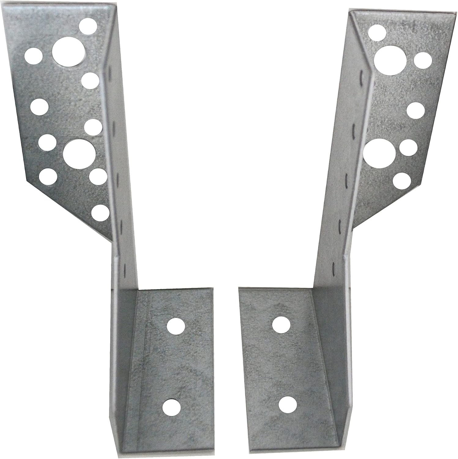 Face Mount 2x6 Joist Hangers With Galvanized Finish For Secure Beam Connections 20-Gauge Steel 2x6 Bracket Easy DIY Installation