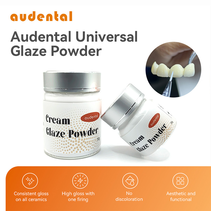 Audental Zirconia Ceramic Universal Glaze Powder For Dental Laboratory Used