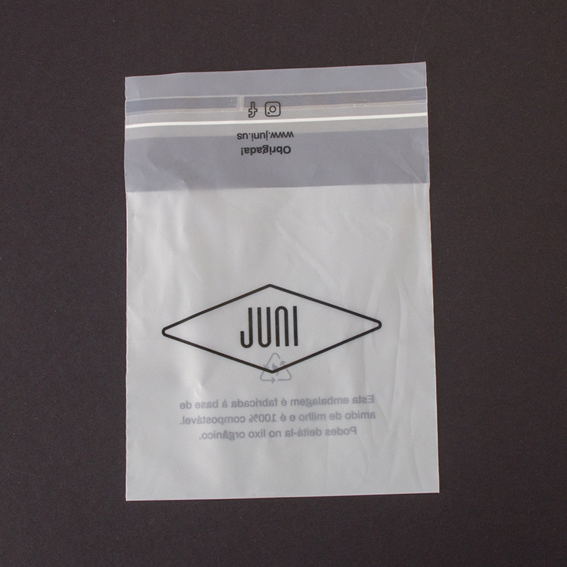 Biodegradable Compostable Self Adhesive Corn Starch Plastic Packaging Bag