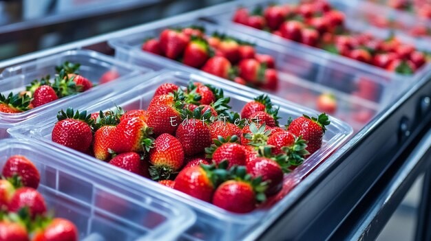 Custom Map Tray Sealer Automatic For Fresh Strawberry 220V/50HZ
