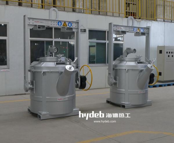 Metal Pouring Molten Aluminum Transfer Ladles 3000KG Capacity For Aluminum