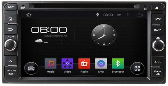 Ouchuangbo Car DVD Stereo Multimedia Kit for Toyota Fortuner /Avanza /Terios Android 4.4 System OCB-6957D