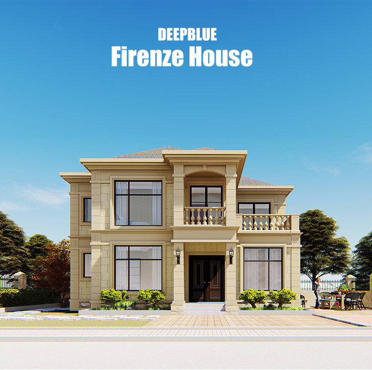 Water Proof Steel Prefab Homes Prefab Light Steel Frame House For Living