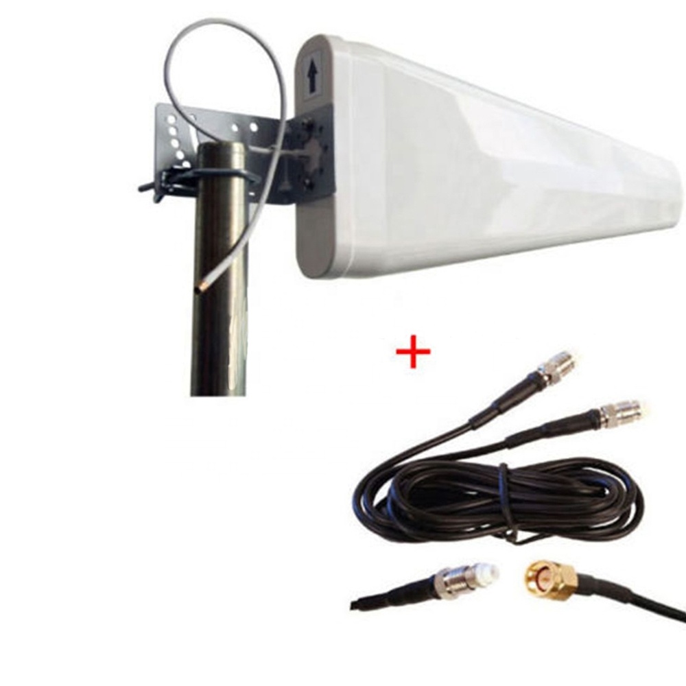 100W Max Input Power 698-2700MHz Directional ABS Antenna for Indoor Cell Phone Booster
