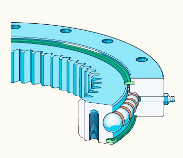 56-60HRC Turntable Slewing Bearing