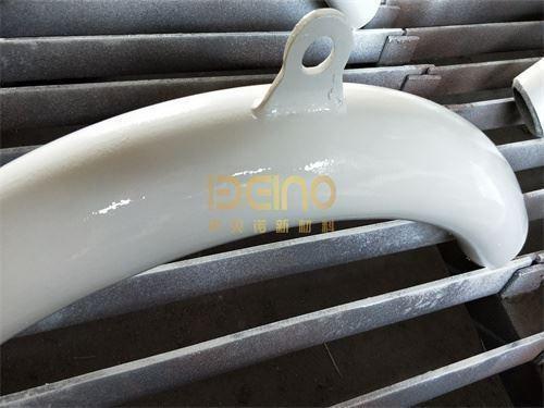 Anti Abrasion Ceramic Lined Pipe Fittings Elbow Alumina ISO Certificate