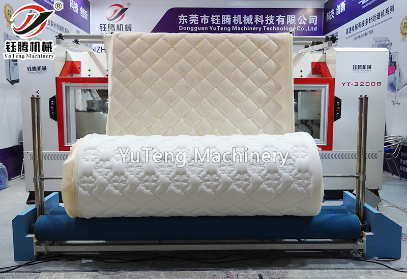 Winding Material Fabric Rolling Machine For Textile Quilting