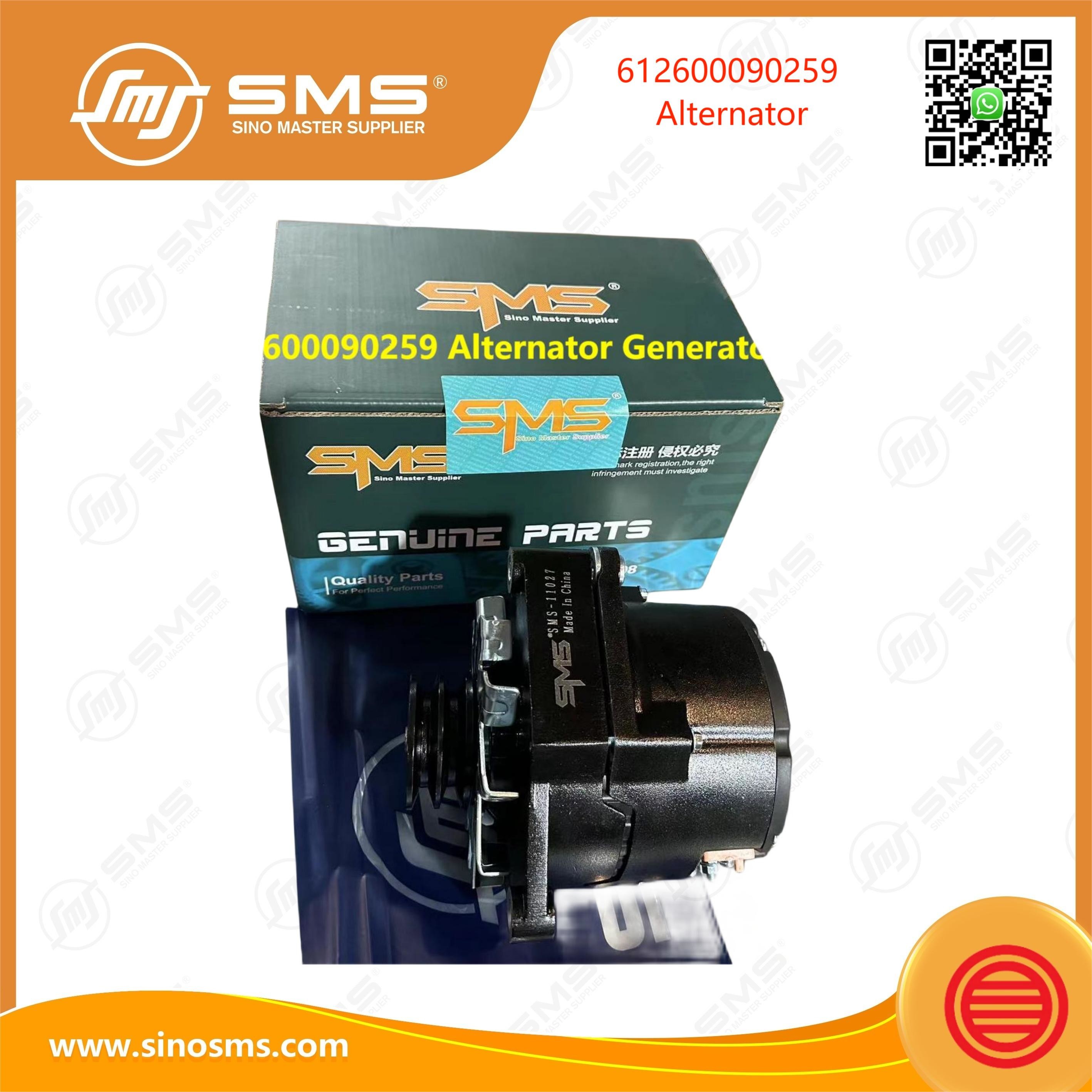 612600090259 Alternator Generator Weichai Engine Parts 28V 55A