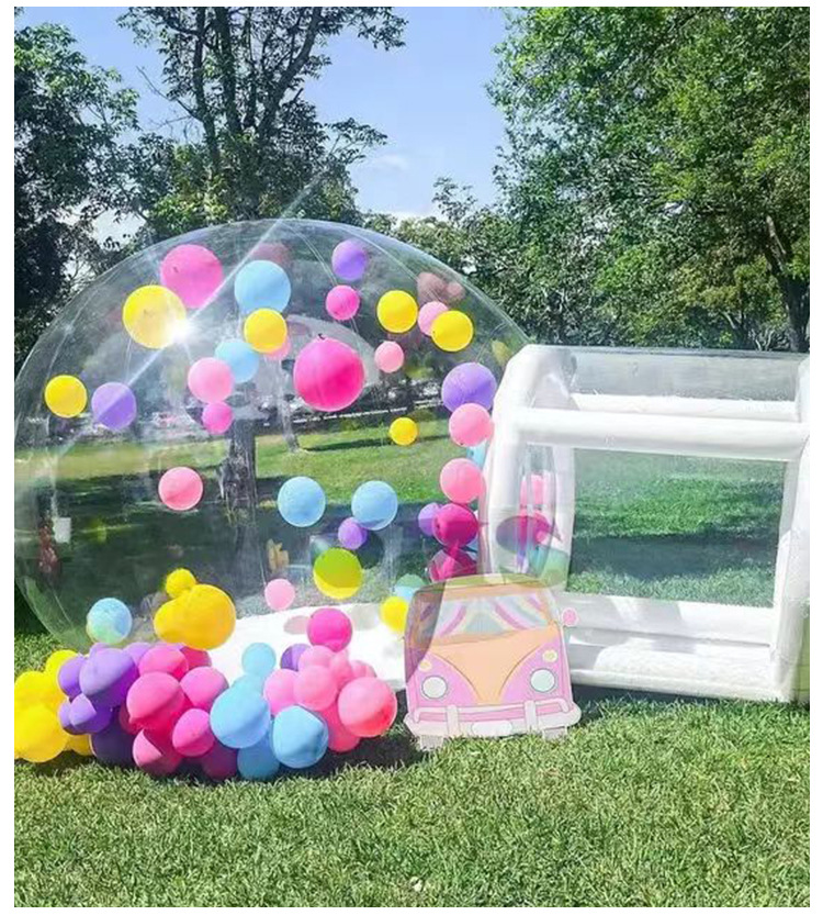 Inflatable Transparent Bubble House Tent 5m Customize Logo Size