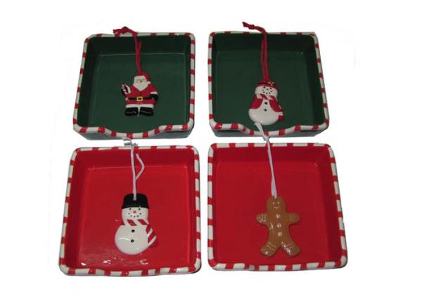 Ceramic Christmas Napkin Holders Stoneware Porcelain Earthenware Dolomite With