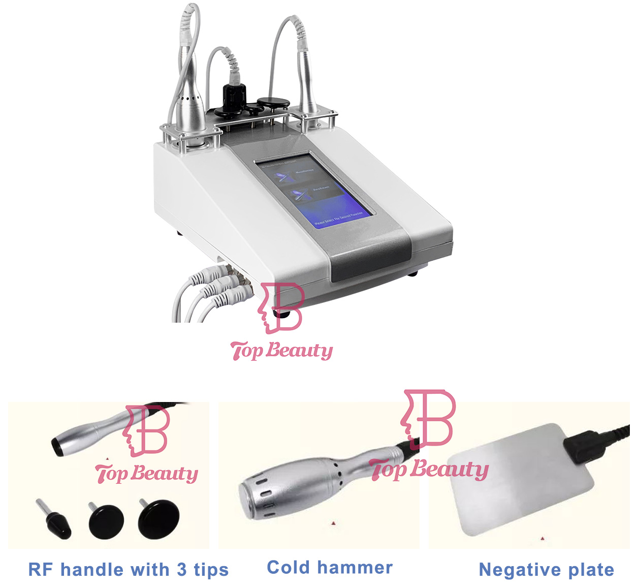 Cold Hammer Tecar RF Machine Radio Frequency Diathermy Face Lift Machine