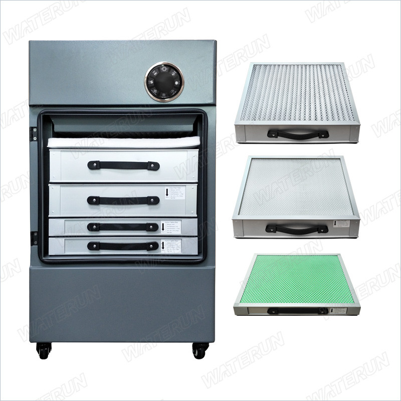 Remote Control Solder Fume Eliminator Air Purification Absorber Systerm With Carbon Filter