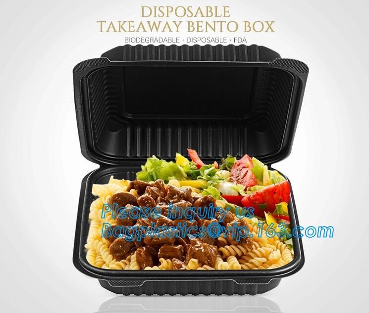Meal Prep Containers Free Sample Bento Lunch Box Biodegradable Food Container Plastic Wheat Straw Lunch Box bagplastics