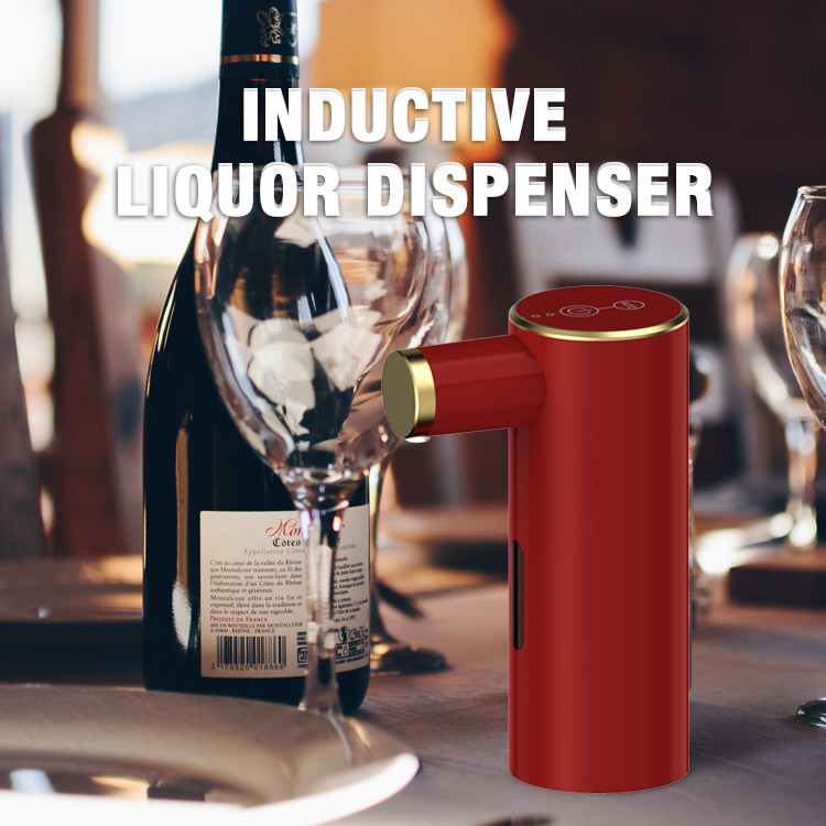 Portable Electric Wine Dispenser Pump With 500mah Battery Capacity