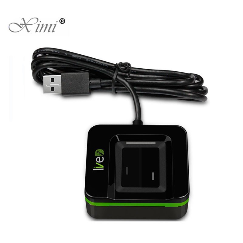 Good Quality Live ID Fingerprint Sensor USB Fingerprint Reader Biometric Fingerprint Scanner For Office, School, Bank