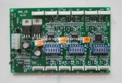 La placa de comunicacion de cabina para OTIS elevador RS5C3 DAA25005A2