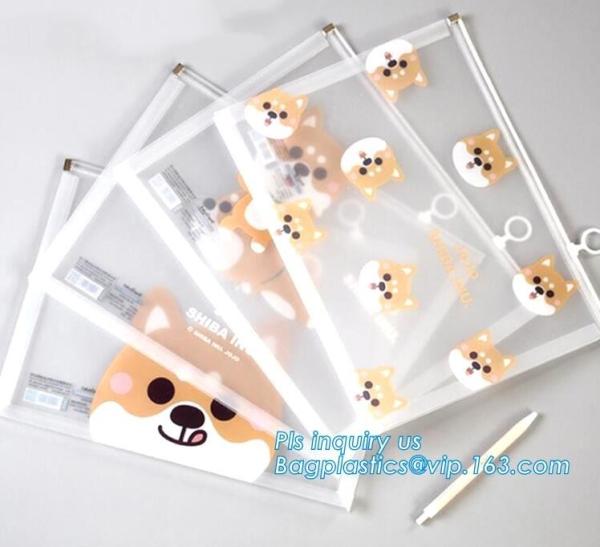 Slider Poly Waterproof Plastic Zip Lock Custom Clothing Bag, frosted swimwear
