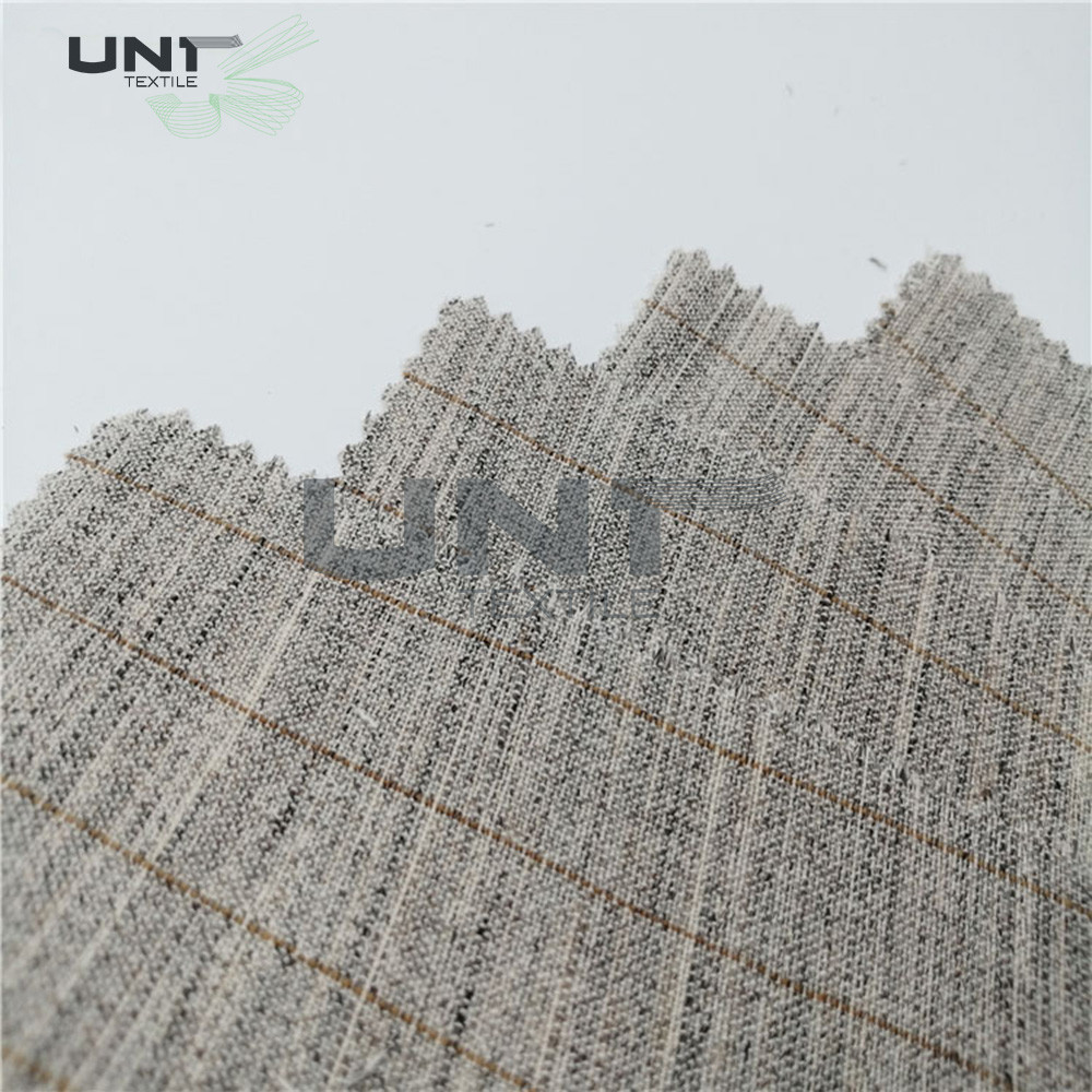 Eco Friendly Shrink Resistant Woven Hair Interlining For Jackets