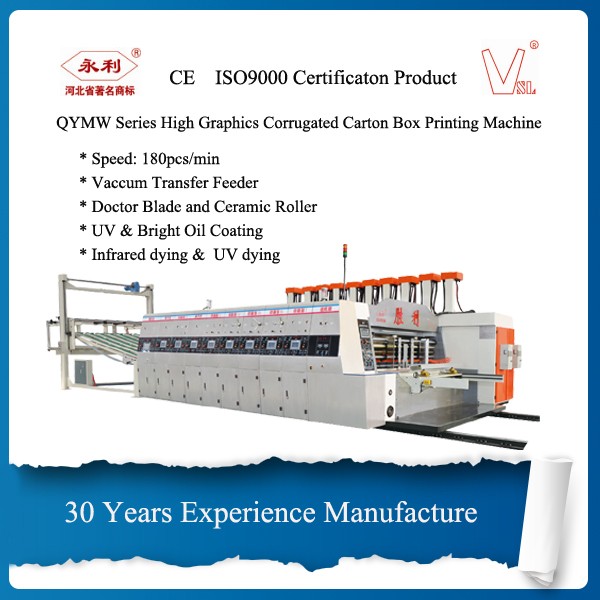 Automatic Corrugated Box Equipment , High Precision Box Printer Machine