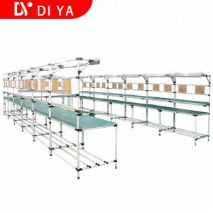 Double Side Assembly Line Workstations DY231 Pipe Work Table For Workshop