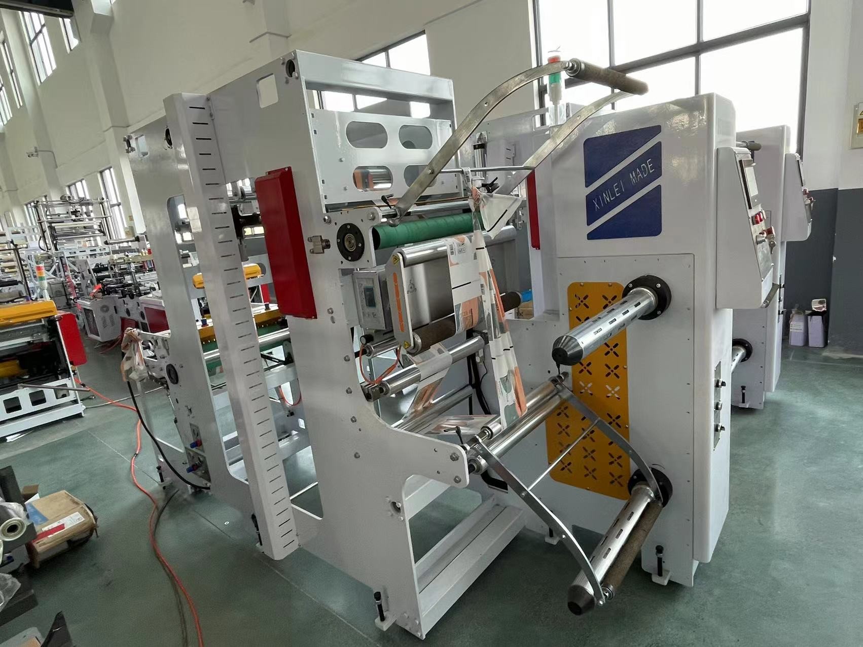 Continuous Rewinding Machine 50m/min For Roller Film