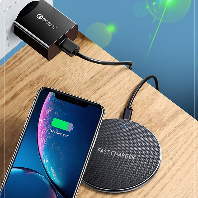 KC Micro USB 10W QI Wireless Charging Pad For Samsung