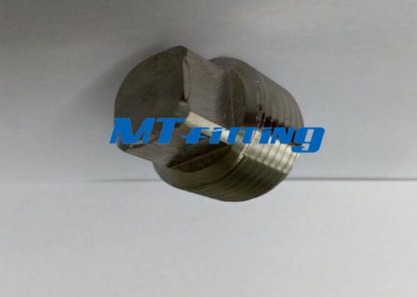 F316H 3000LBS Square Head Plug Forged Pipe Fittings Stainless Steel For