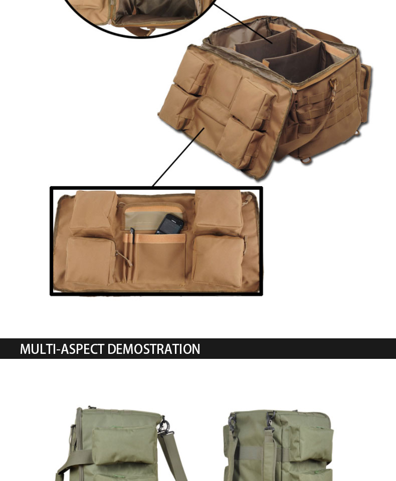 55L Capacity Multi-functional Waterproof Shoulder Backpack for Traveling and Camping