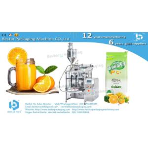 How to automatically package orange juice pouch with 2000ml BSTV-450P