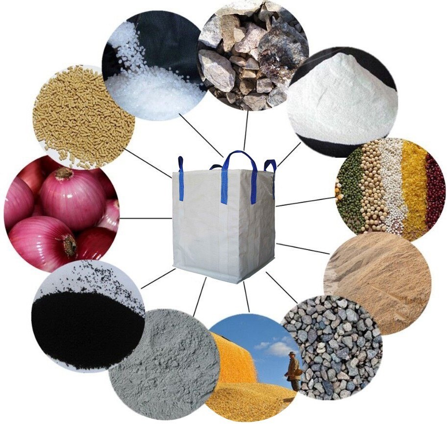 White 1000KG Recycled Jumbo Bag Polypropylene Big Bag For Mineral Sand