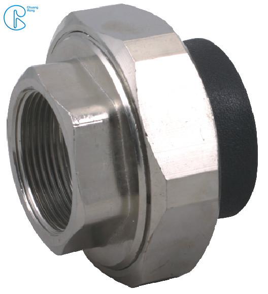 PE100 PN16 SDR11 HDPE Socket Fusion Fittings Female Thread Union For Municipal