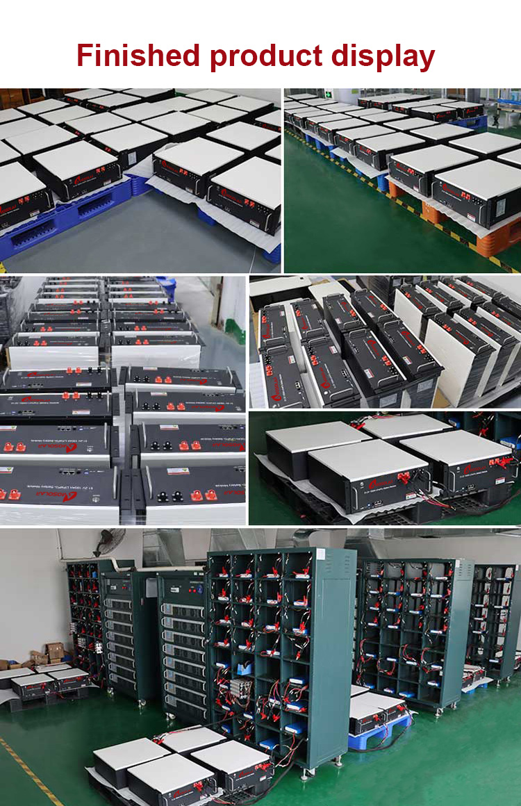 Amosolar 48V/51.2V 100ah 200ah 5kwh 10kwh 2.5kwh Lithium Ion Battery for Solar Storage
