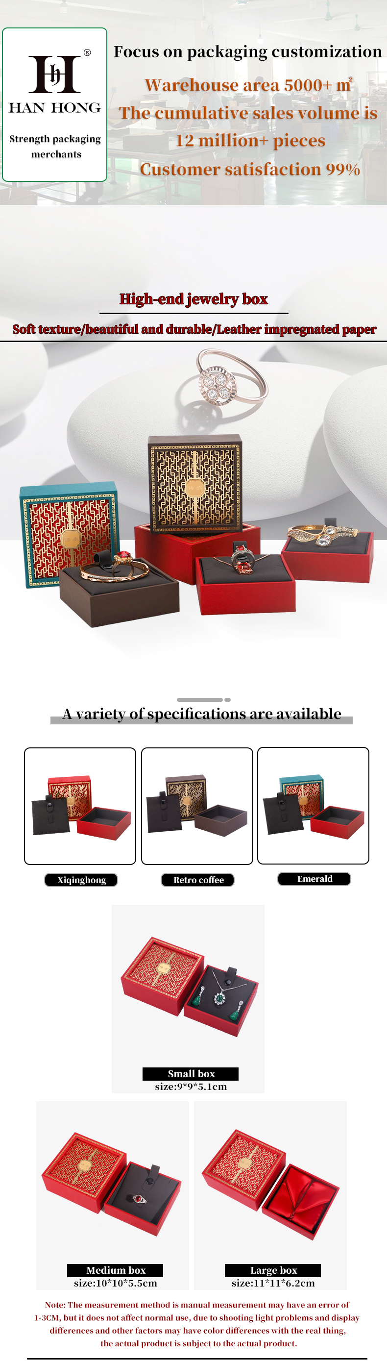 Customer Logo Chinese Style Red Bracelet Box Packaging For Festive Holiday Gift